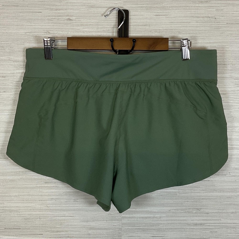 Women’s Title Nine Wahine Swim Shorts Olive Green Large - Picture 8 of 10